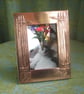 Handmade Copper Photo Frame, Mackintosh Style - Image 3
