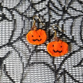 Pumpkin earrings 