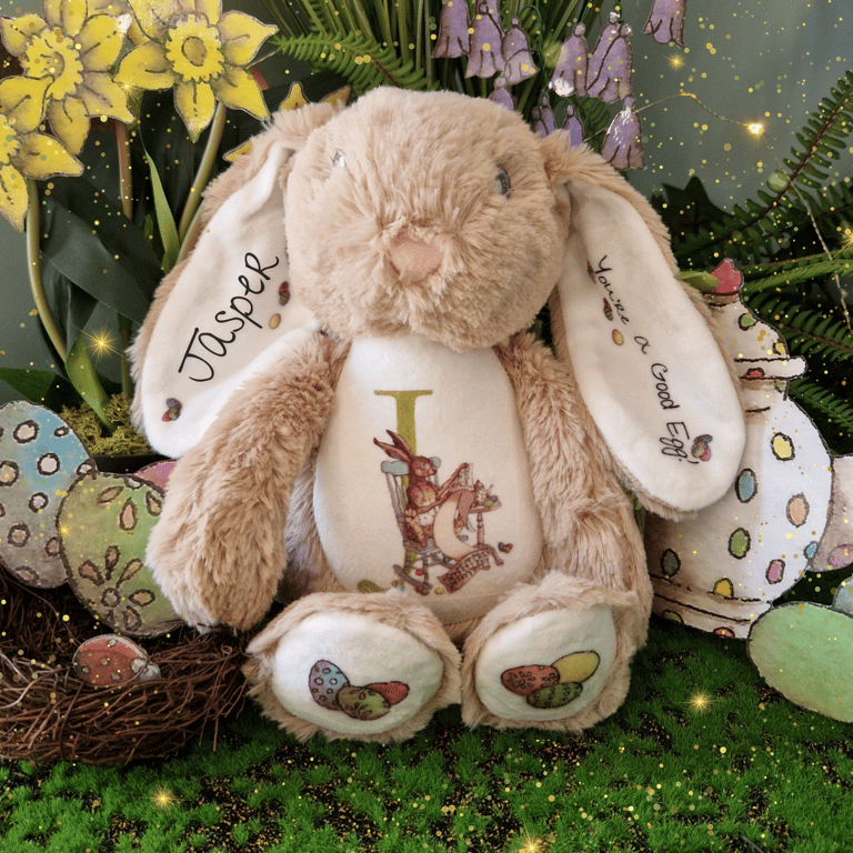 Personalised Plush Easter Hare – A Keepsake Full of Easter Magic