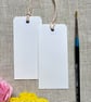 Pair of Hand painted butterfly gift tags, summer gift tags. - Image 5
