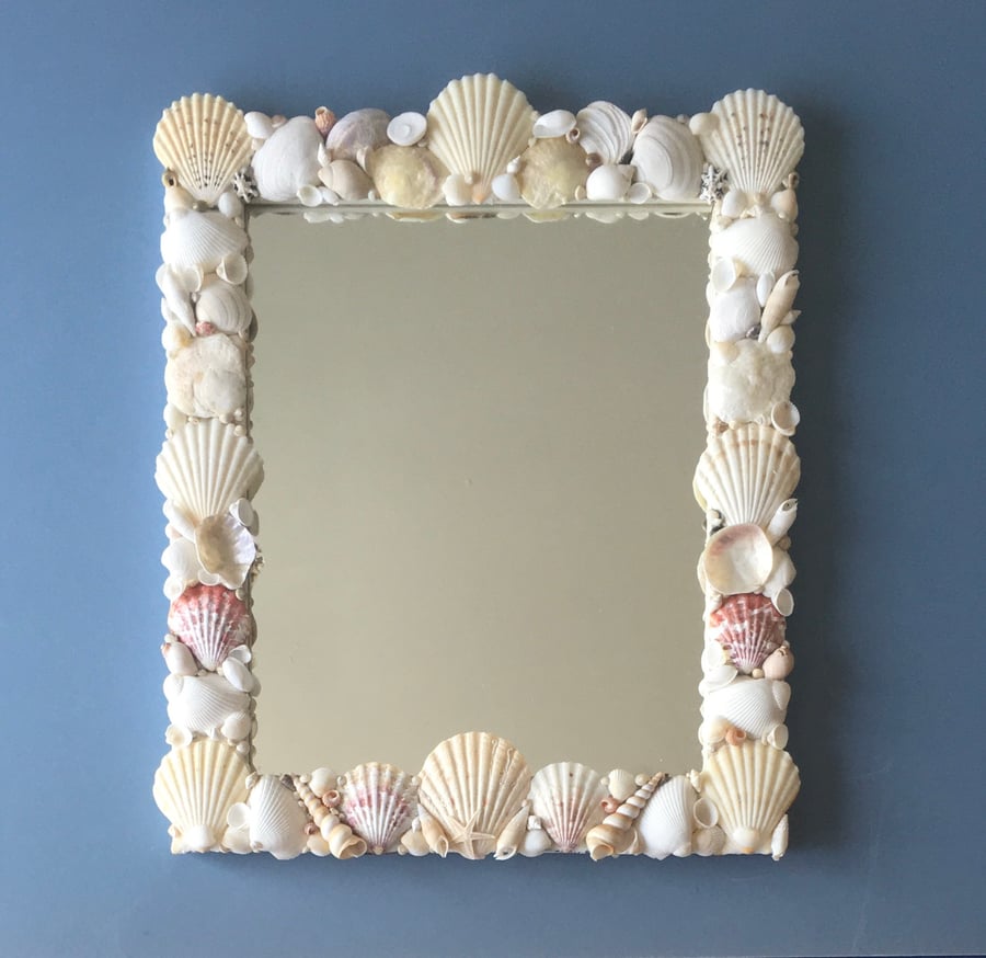 Island Beach Shell Mirror SOLD 