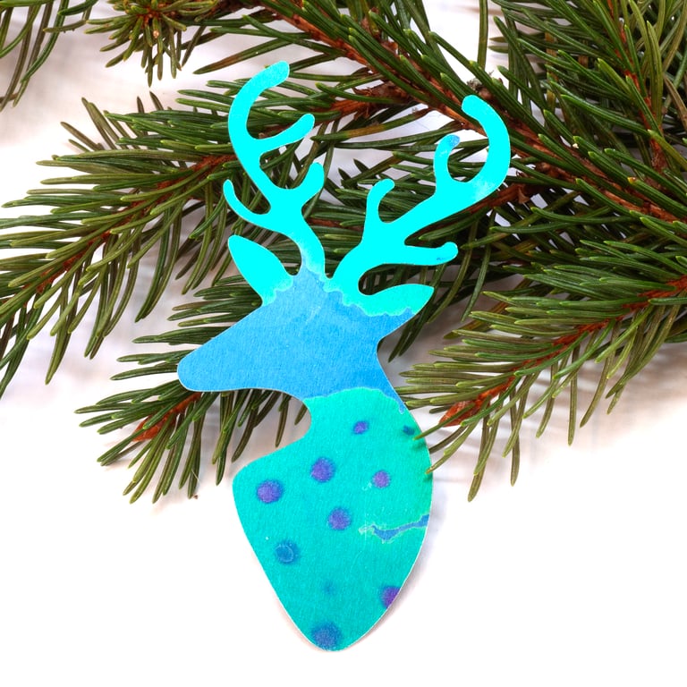 Stag’s Head Brooch 