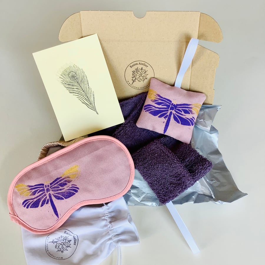 Spa Gift Set; Lavender Spa Relaxation Gift Box
