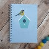Great Tit on a Birdbox Notebook