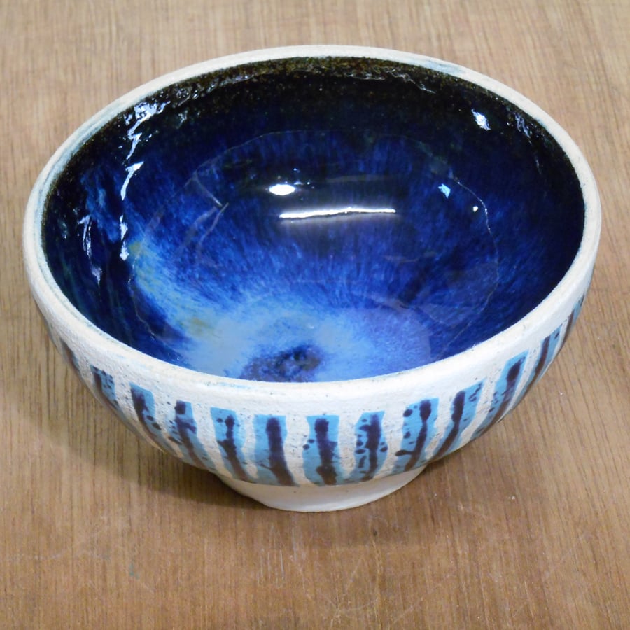 Bowl Petite Three shades of blue Ceramicl.