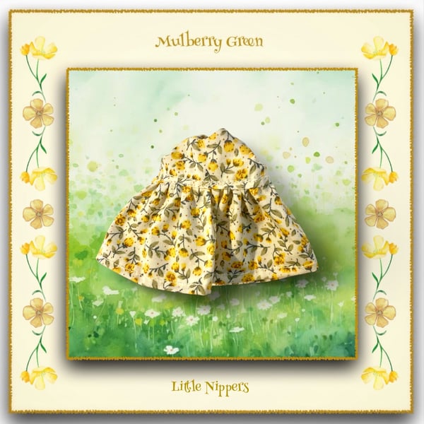 Little Nippers Lemon Flowered Dress