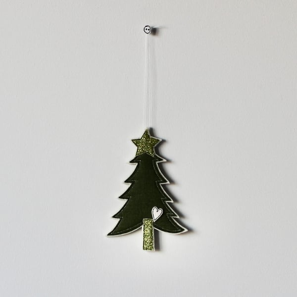 ‘A Tree with a Star and Heart' - Hanging Decoration
