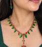 Christmas special necklace and earrings 