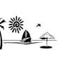 Beach Scene CUT & FOLD Book Folding Pattern - EMAILED PDF PATTERN - Image 4