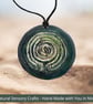 Multisensory finger labyrinth jewellery, Essential oil diffuser necklace - F