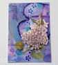 Mixed media ACEO, butterfly smile  - Image 1