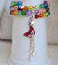 Gorgeous Over The Rainbow Memory Wire Bracelet. - Image 2