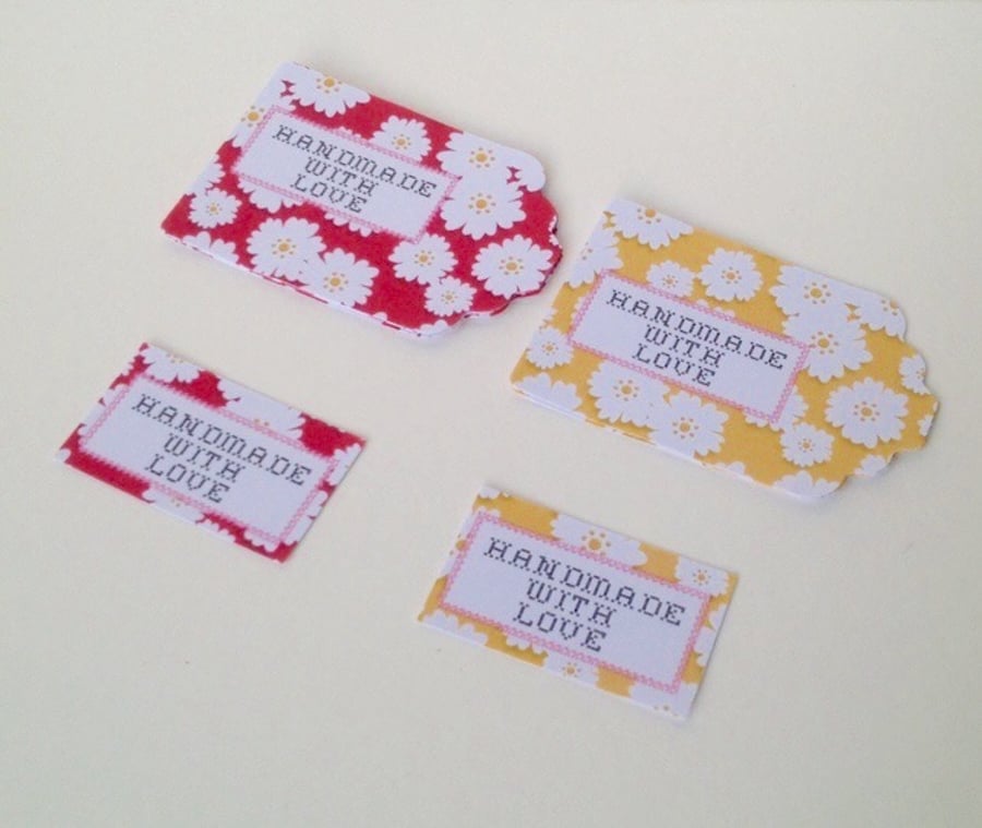 Card,Label StyleMessage Tags,’Handmade with Love’ 30 pack Wrapping Tags