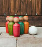 Handmade Traditional Wooden Skittles Game