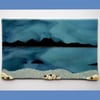 Handmade Fused Glass 'Isle of Jura' Painting