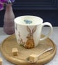 Brown Hare bone china Mug - Image 3