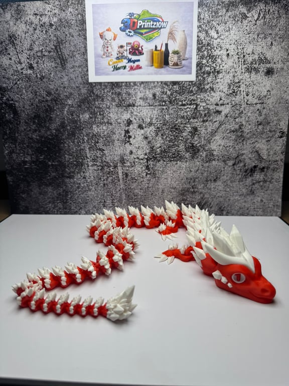 Dragon Type 1 – Custom 3D Printed Poseable Dragon