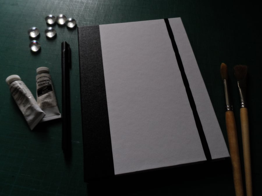 Concertina sketchbook as seen in "The Artist" magazine June 2024