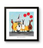 Only Ewes And Horses - 10" print