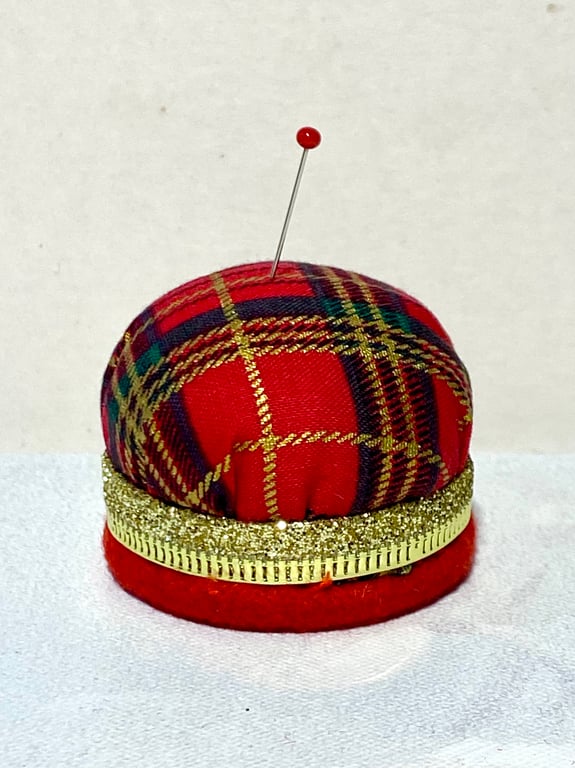 Christmas themed paper weight and pin cushion