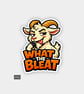 Funny Cheeky Novelty Sticker For Adults - Grumpy Goat