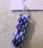 Brickwork-pattern bead earrings (customisable) - Image 1