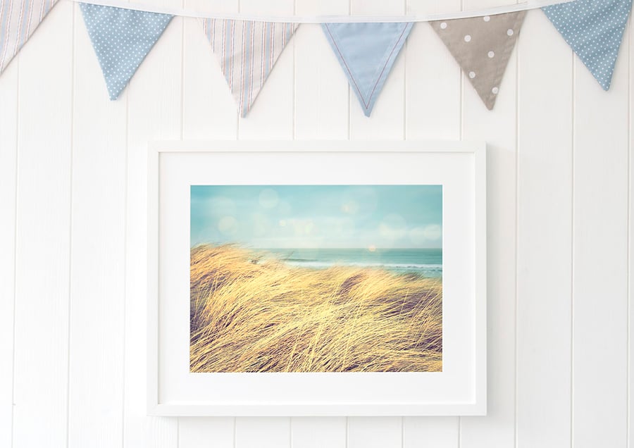 Beach house decor - Seaside print - Sand dunes print - Coastal decor