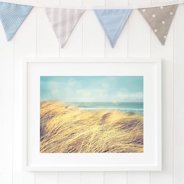 Beach house decor - Seaside print - Sand dunes print - Coastal decor