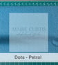 Dotty Petrol Blue Acufactum cotton quilt fabric from quarter metre - Image 4