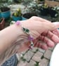 MID PINK ROSES & SEAGLASS BRACELET -  - Image 3