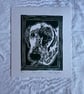 Who Me? original lino print  - Image 4