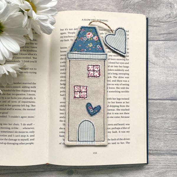 Bookmark, tall house bookmark 