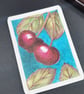 ACEO card "Cherry Ripe" - Image 2