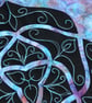 Rose Window B Pattern Art Quilt Panel - Image 4
