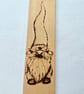 Wooden bookmark - pyrographed designs - Image 3