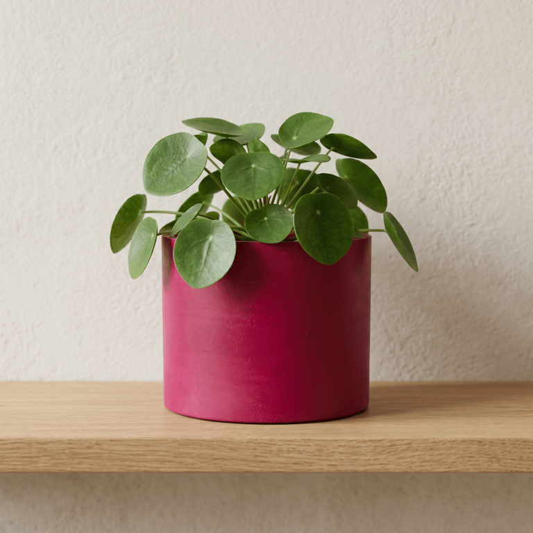 Large 15 cm Round Fuchsia Indoor Plant Pot