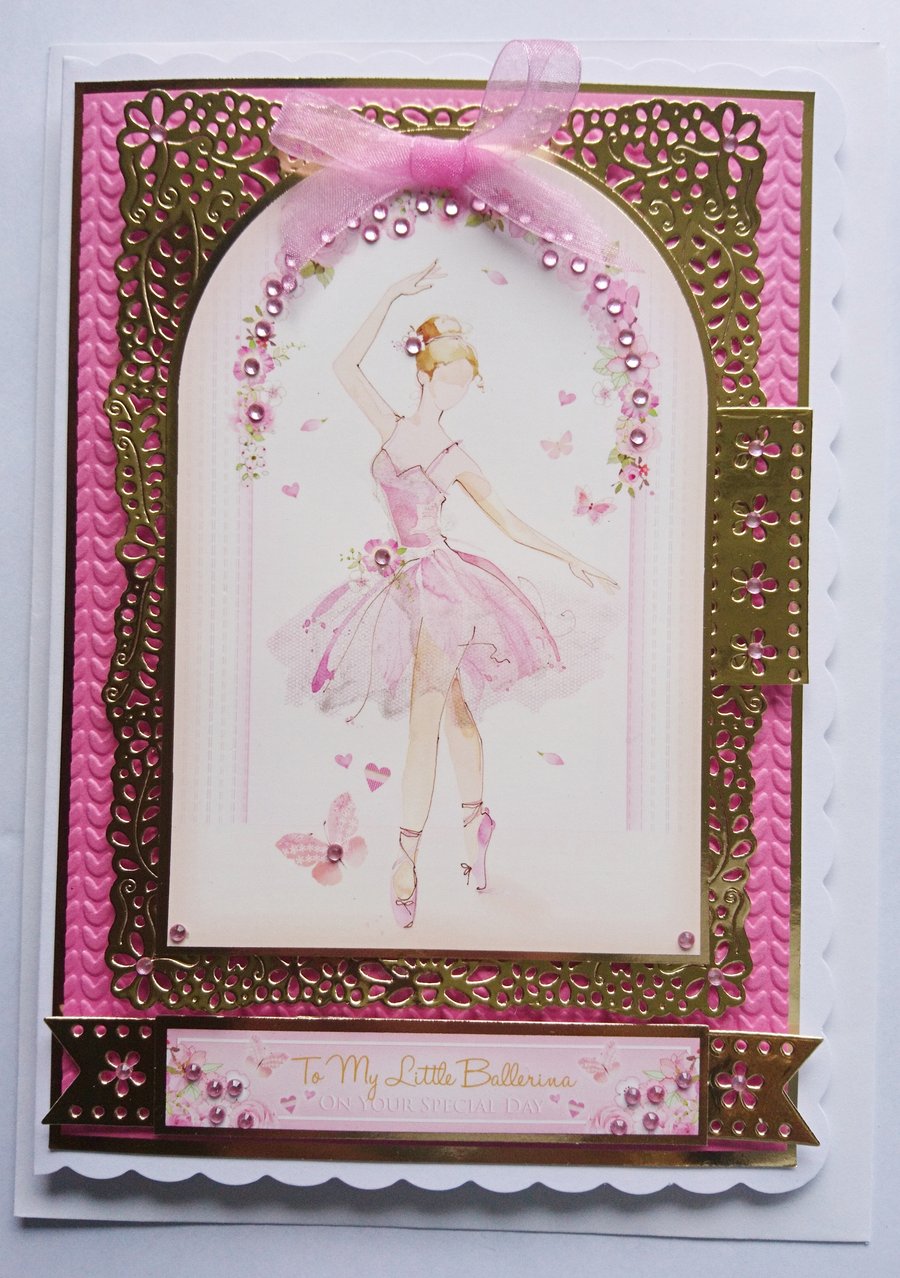 Ballet Birthday Card To My Little Ballerina On Your Special Day Birthday