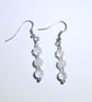 Beautiful Rose Quartz Earrings -  UK Free Post - Image 2