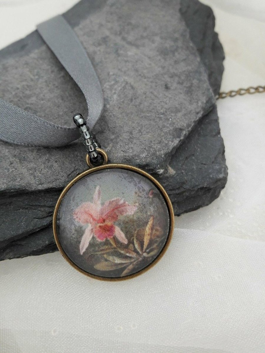 HALF PRICE SALE Choker Necklace on Ribbon 