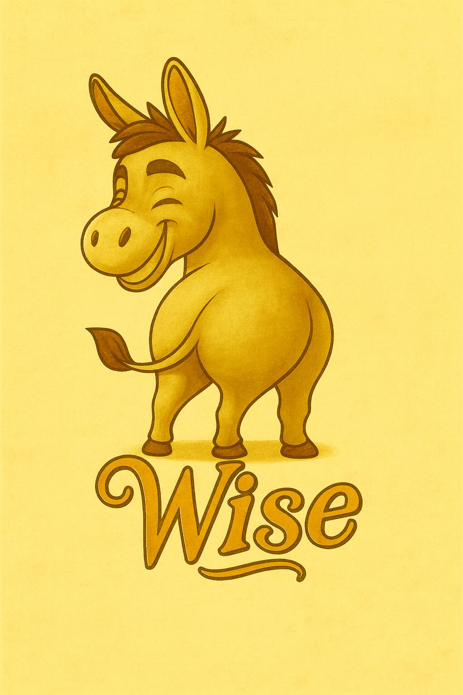 Donkey Mood Art Print – Quirky, Stylish & Full of Personality