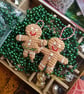 Gingerbread Man & Woman Tree Decoration - Image 1