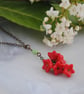 Poppy flower necklace - Image 3