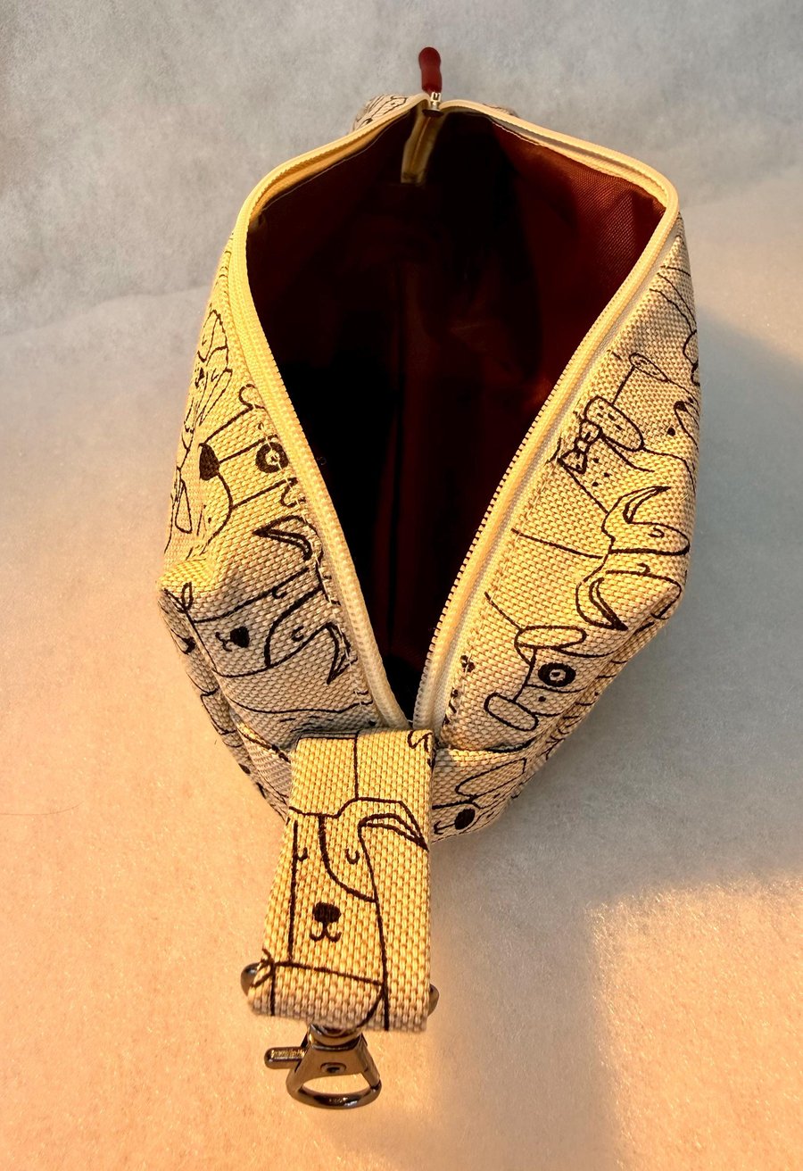 Dogs - Boxy zipped pencil case