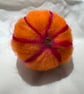 Orange Felted Pumpkin Decoration - Image 4