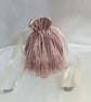Pink Velvet drawstring pouch, Potli bag with tassel trim.  - Image 6