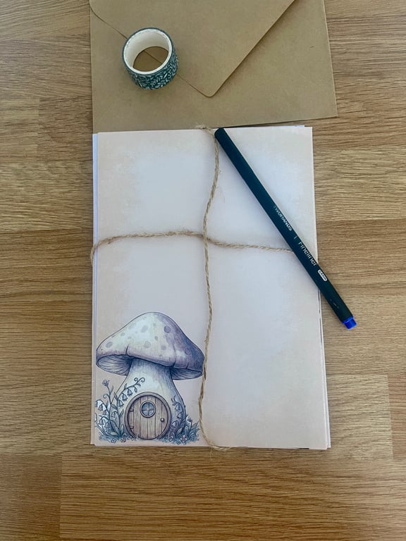 FAE FOLK stationery set  Fairy Cottage Letter Writing Cottagecore Correspondence