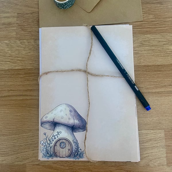 FAE FOLK stationery set  Fairy Cottage Letter Writing Cottagecore Correspondence