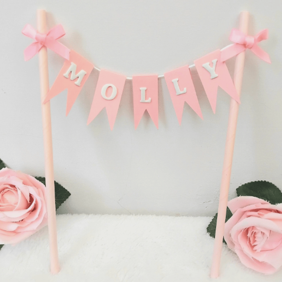 Personalised New Baby Cake Topper, Baby Shower cake topper,Birthday cake topper