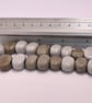 Handmade shiny pebble lamp work glass beads - Image 10