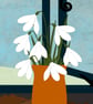 Snowdrops - flower art print - Image 1